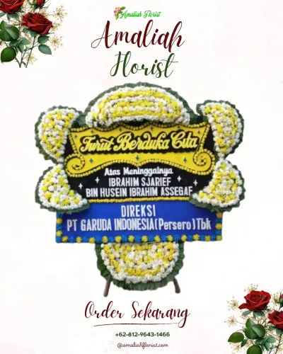 Papan Bunga Duka di Keditan