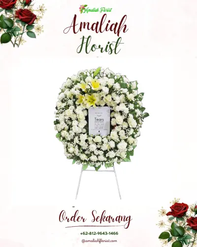 Krans Bunga Duka Cita di Keditan